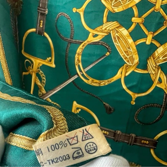 Lancel Silk Square Scarf,Vintage Silk Scarf, Japanese Vintage - Picture 5 of 6